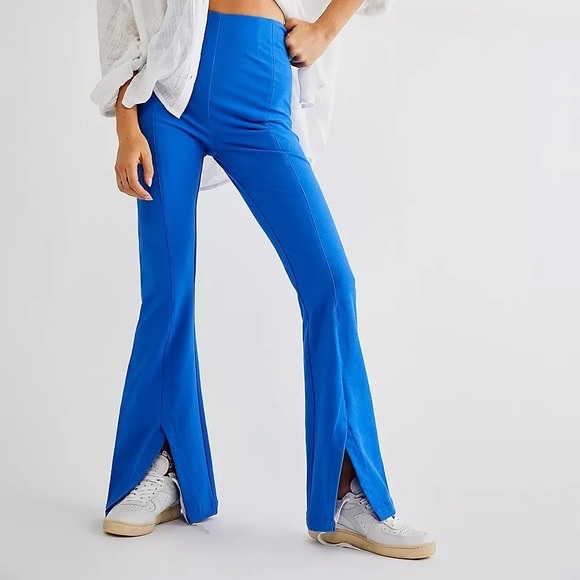 FREE PEOPLE Real Deal Slit Pant - Picture 1 of 4